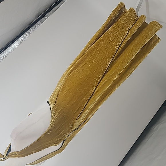 Urban outfitters mustard yellow tie back maxi dress small - Picture 6 of 12